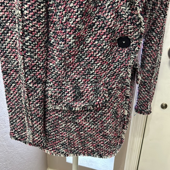 Chico’s Navy and Pink Blazer - Picture 3 of 6